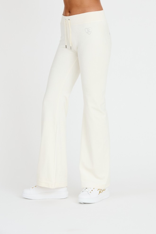 JUICY COUTURE Spodnie ecru Rodeo Layla Pant