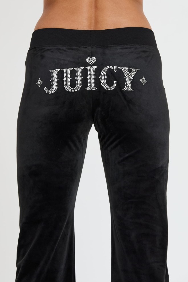 JUICY COUTURE Czarne spodnie Rodeo Layla