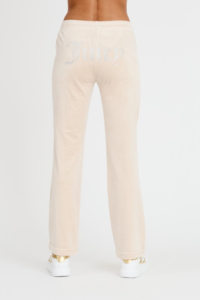 JUICY COUTURE Beżowe spodnie Tina Track Pants