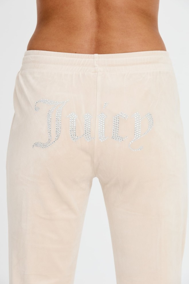 JUICY COUTURE Beige Tina Track Pants