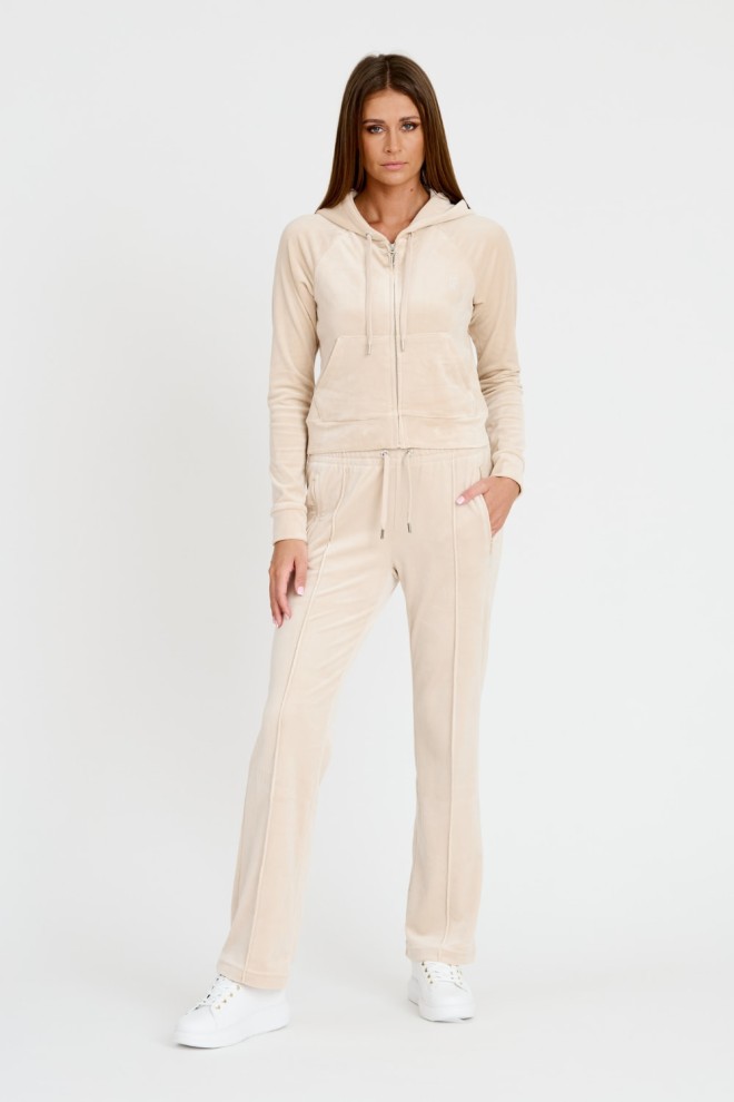 JUICY COUTURE Beżowe spodnie Tina Track Pants