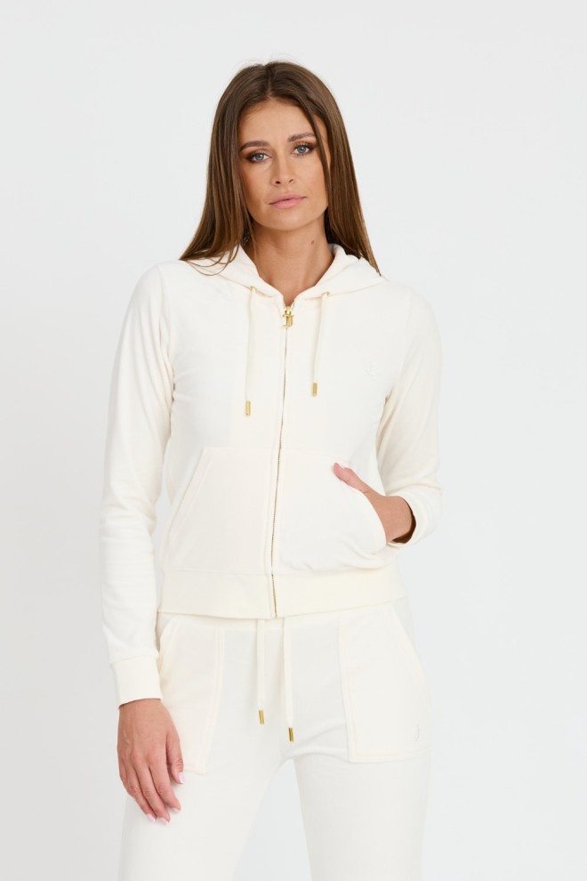 JUICY COUTURE Bluza ecru Gold Robertson Hoodie