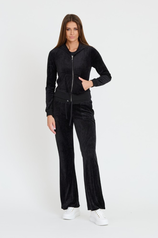 Hanorac negru Heritage Robyn pentru femei JUICY COUTURE 