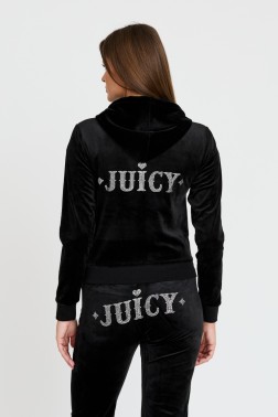 JUICY COUTURE Czarna bluza...