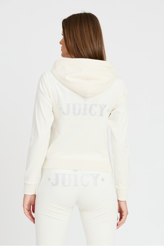 JUICY COUTURE Bluza ecru...