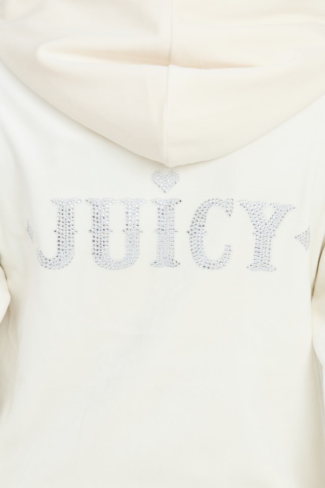 JUICY COUTURE Світшот екрю Rodeo Robertson