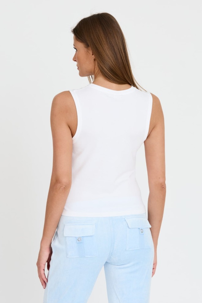 JUICY COUTURE Alb femei Juicy As Hell Tank Top