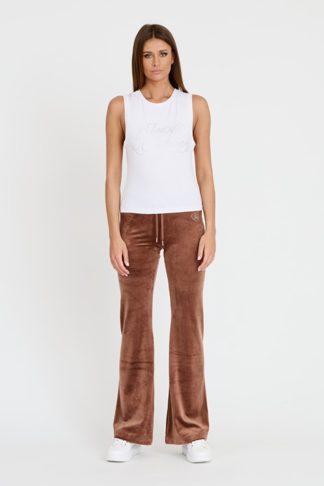 JUICY COUTURE Alb femei Juicy Script Tank Top