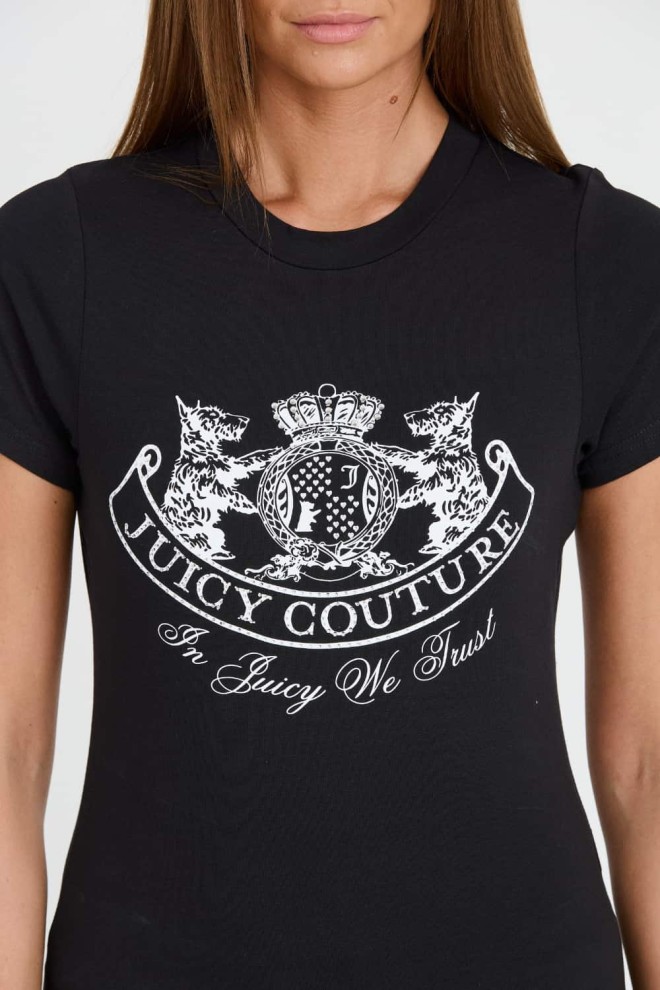 Футболка JUICY COUTURE чорна з собачим гребенем Енцо