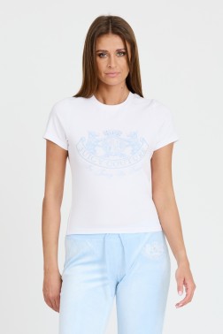 JUICY COUTURE Biały t-shirt...