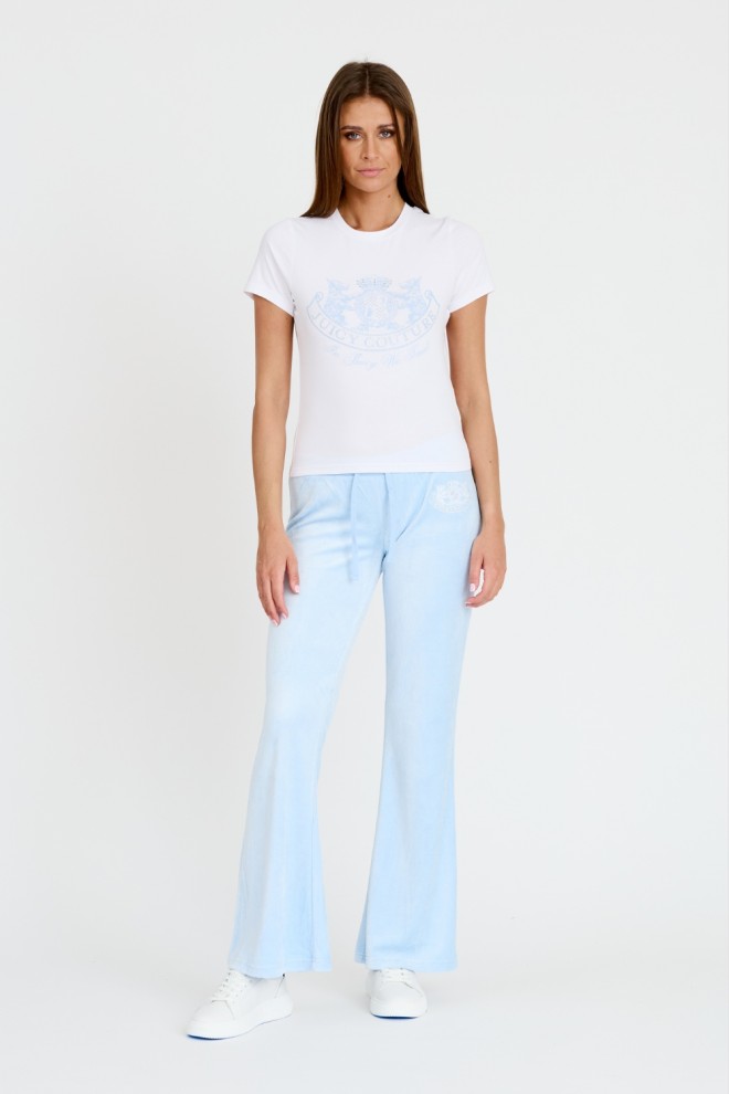 Tricoul alb Enzo Dog Crest pentru femei JUICY COUTURE 