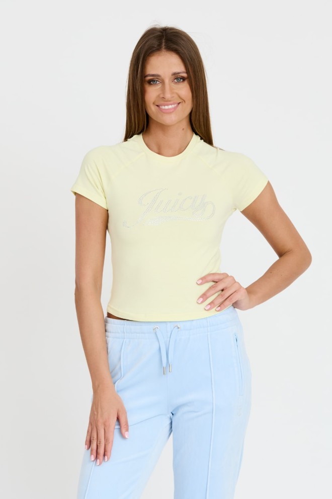JUICY COUTURE Lemon Retroshrunken Tee pentru femei