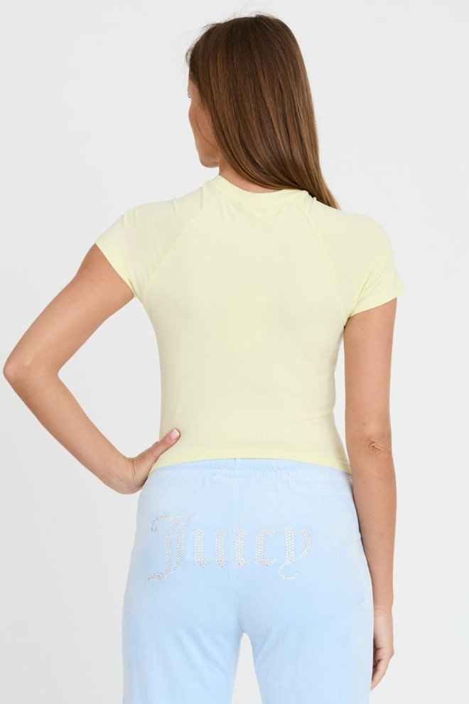 JUICY COUTURE Lemon Retroshrunken Tee pentru femei