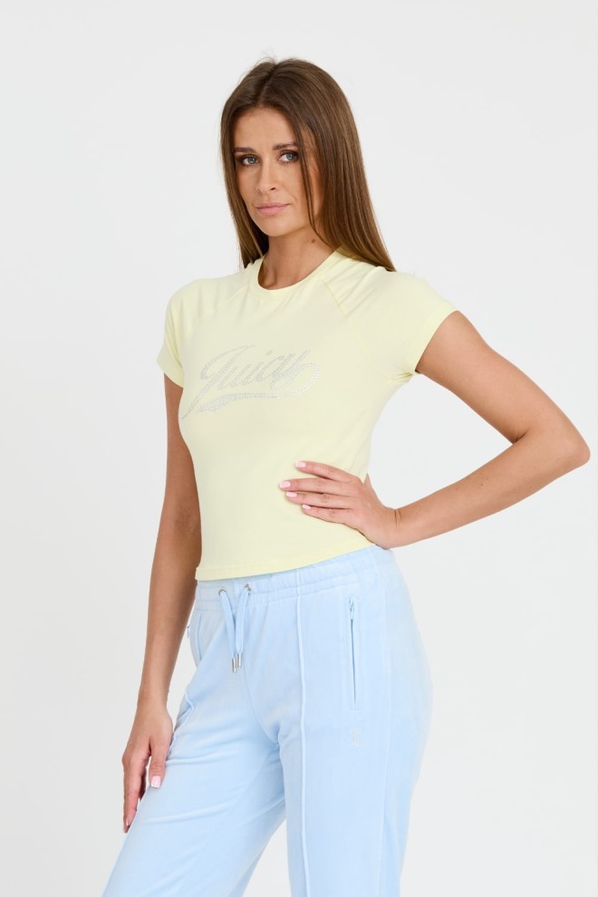 JUICY COUTURE Lemon Retroshrunken Tee pentru femei