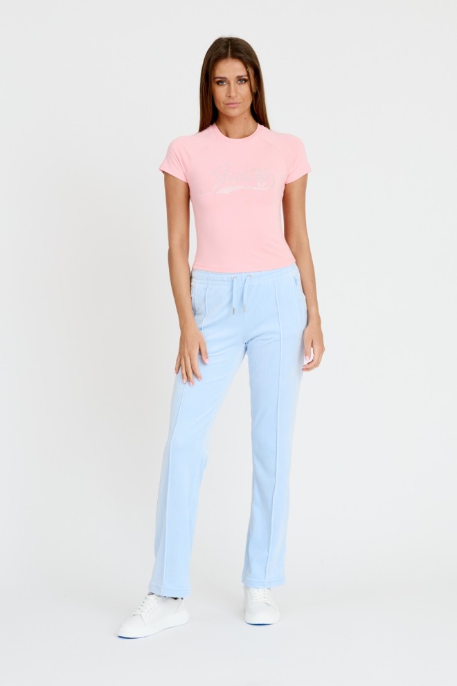 JUICY COUTURE Tee Retroshrunken roz pentru femei