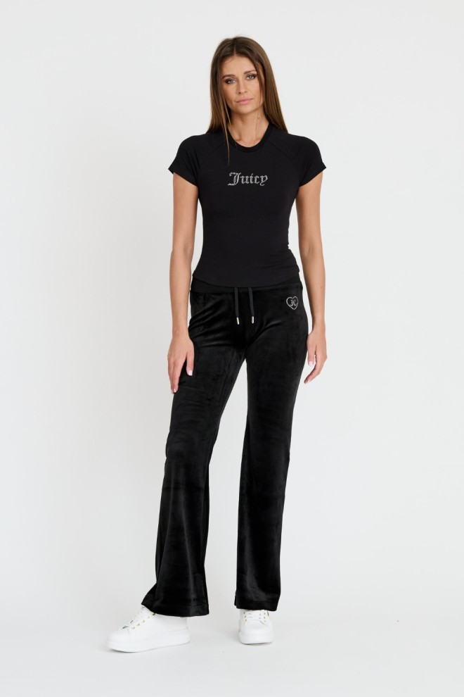 JUICY COUTURE Black Retroshrunken Tee