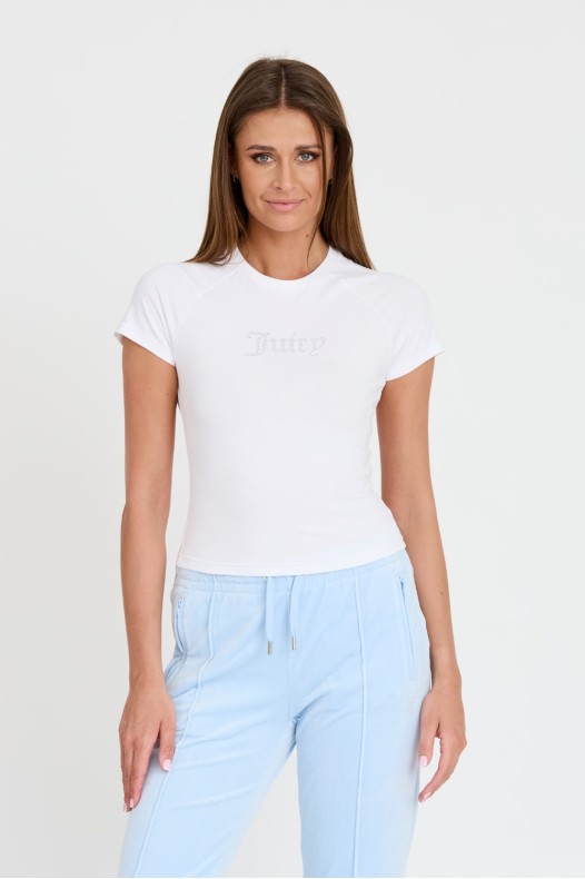 JUICY COUTURE Biały t-shirt...