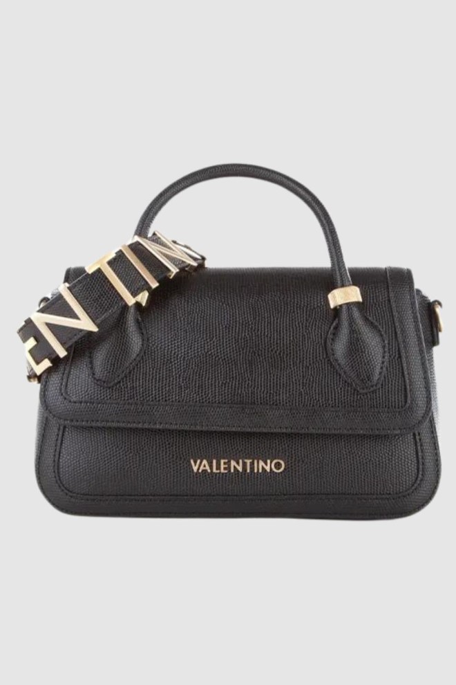 VALENTINO Black Montmartr Satchel Handbag