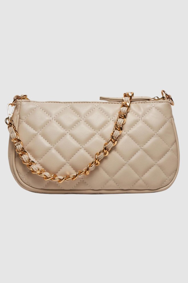 VALENTINO Double Beige Ocarina Crossbody Handbag