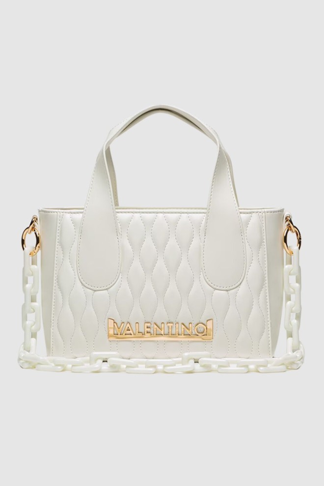 VALENTINO White small shopper bag Copacaban