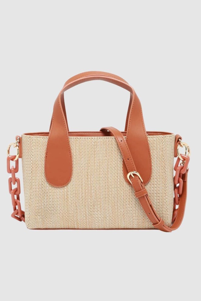 VALENTINO Brown small shopper bag Copacaban