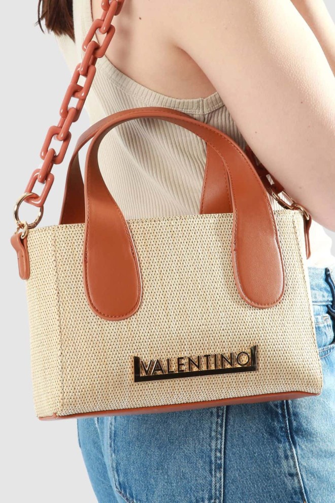 VALENTINO Brown small shopper bag Copacaban