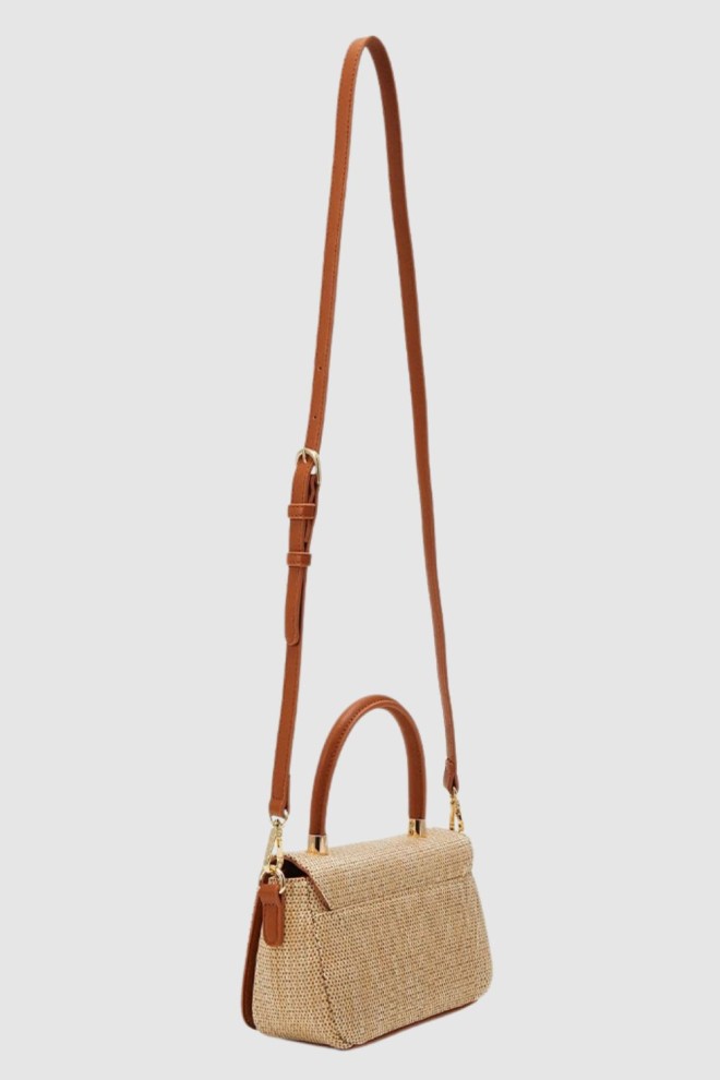 VALENTINO Brown Copacaban Satchel Handbag