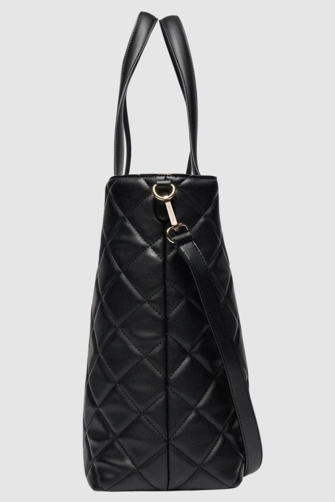 VALENTINO Black Ocarina Shopping Handbag