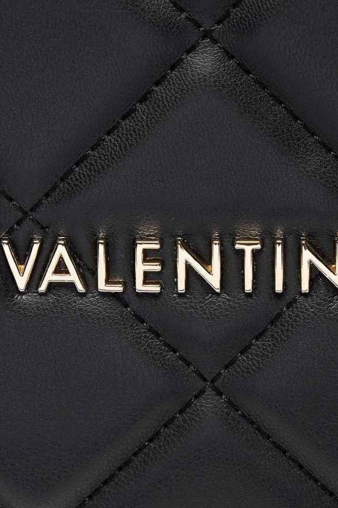 VALENTINO Black Ocarina Shopping Handbag