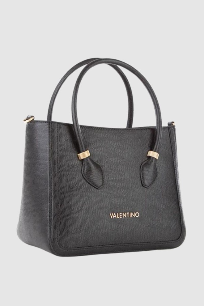 VALENTINO Black Montmartr Shopping Handbag