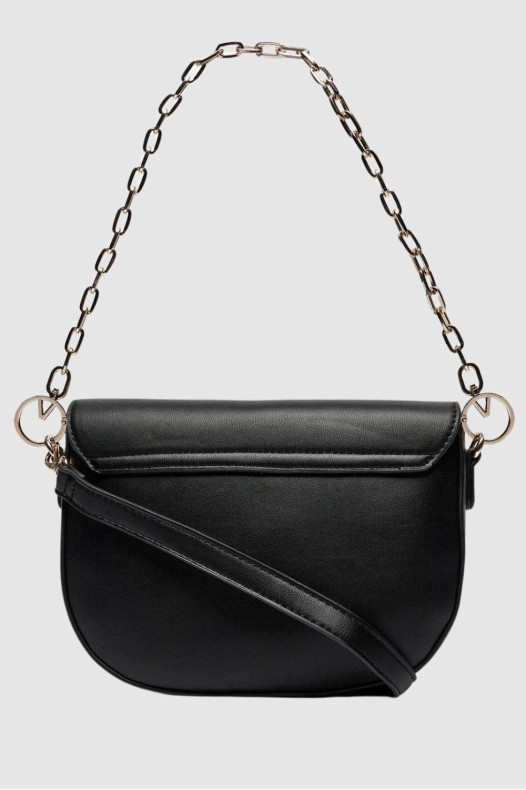 VALENTINO Black Coney Flap Bag