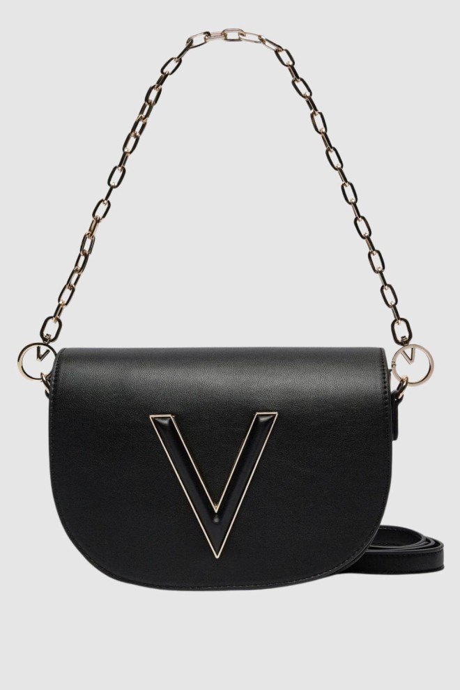 VALENTINO Negru Coney Flap Bag