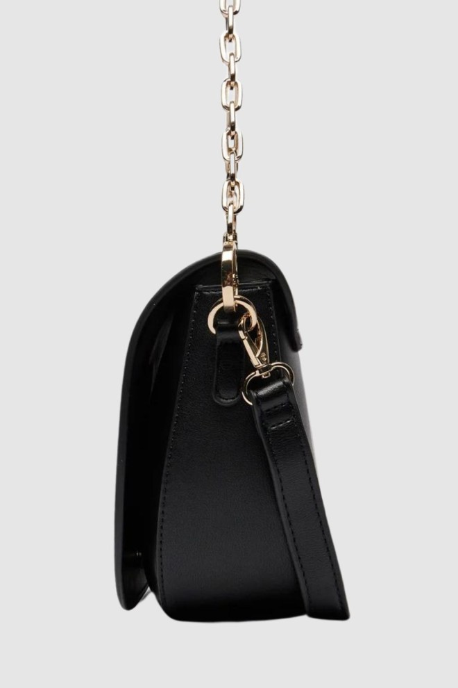 VALENTINO Black Coney Flap Bag