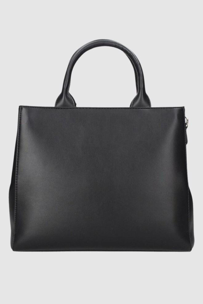 VALENTINO Black Coney Shopping Handbag