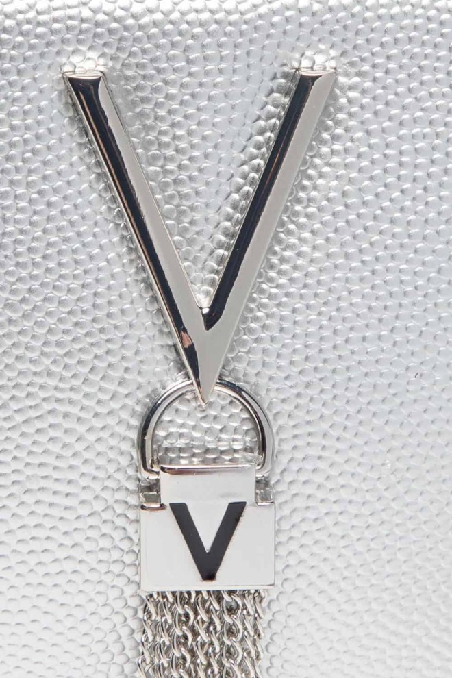 VALENTINO Silver Divina Camera Bag