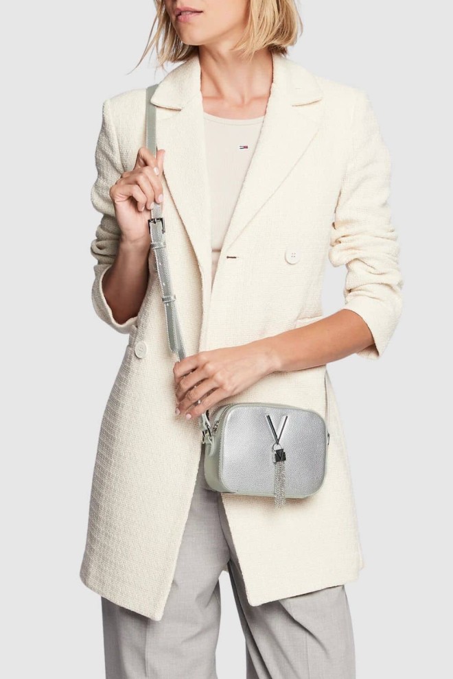 VALENTINO Srebrna torebka Divina Camera Bag