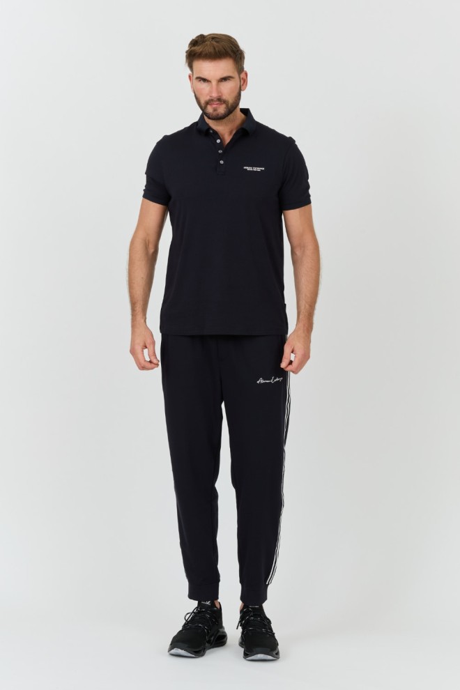 ARMANI EXCHANGE Granatowe polo