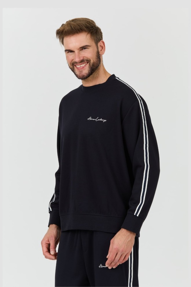 ARMANI EXCHANGE Hanorac albastru marin pentru bărbați