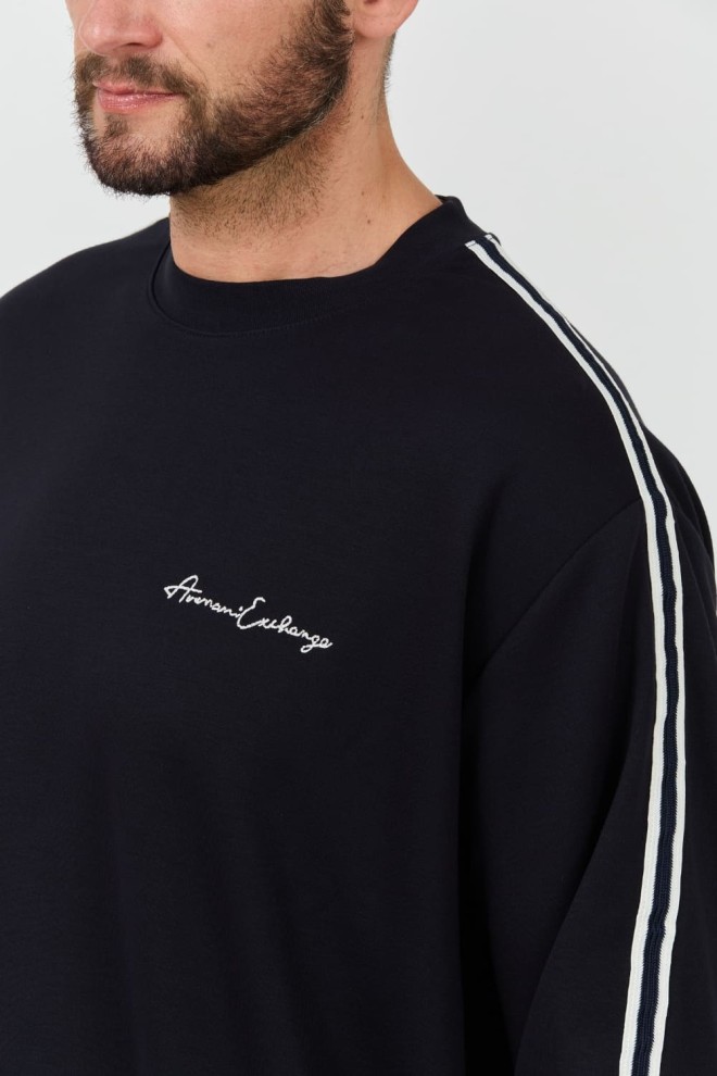 ARMANI EXCHANGE Hanorac albastru marin pentru bărbați