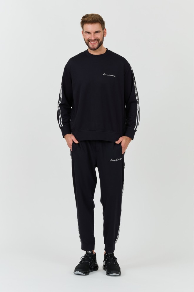 ARMANI EXCHANGE Hanorac albastru marin pentru bărbați