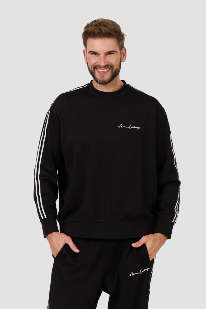 ARMANI EXCHANGE Black sweatshirt