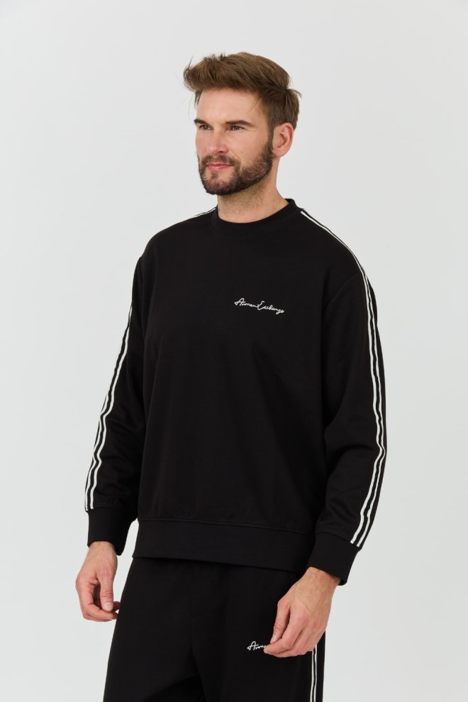 ARMANI EXCHANGE Black sweatshirt