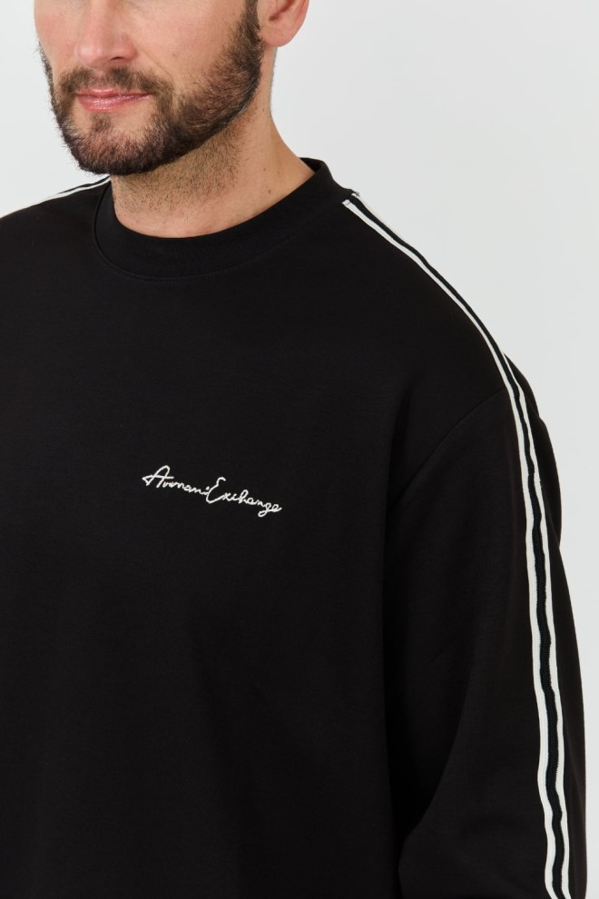 ARMANI EXCHANGE Tricou negru pentru bărbați