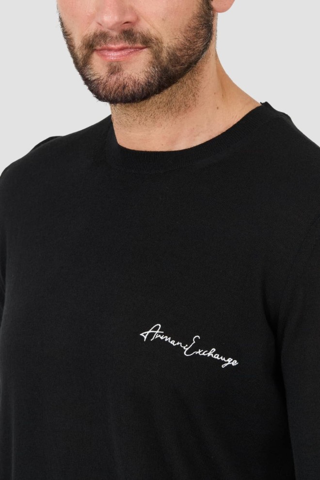 ARMANI EXCHANGE negru bărbați Jumpers jumper