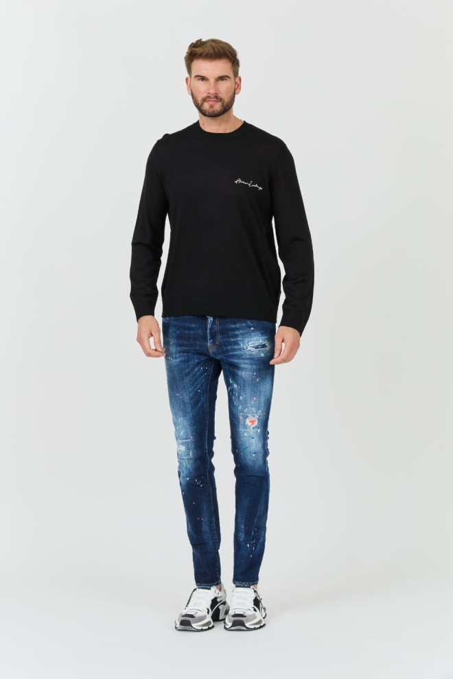 ARMANI EXCHANGE Czarny sweter Jumpers