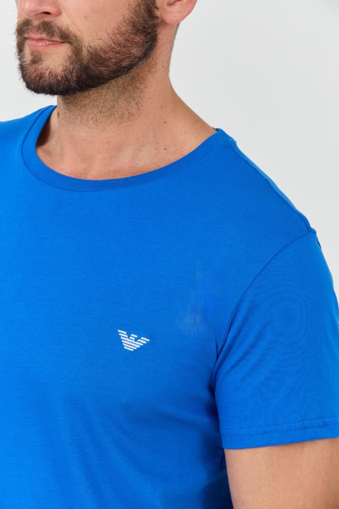 EMPORIO ARMANI Tricoul basique albastru pentru bărbați