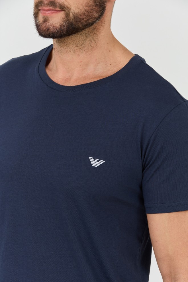 EMPORIO ARMANI navy blue basique t-shirt