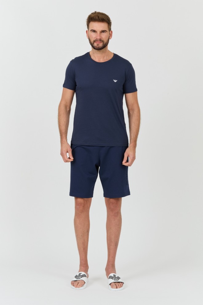 EMPORIO ARMANI navy blue basique t-shirt