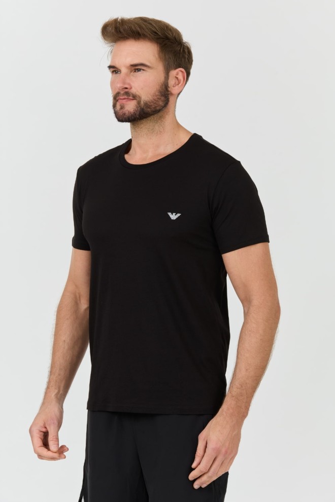 EMPORIO ARMANI Tricou basique negru pentru bărbați