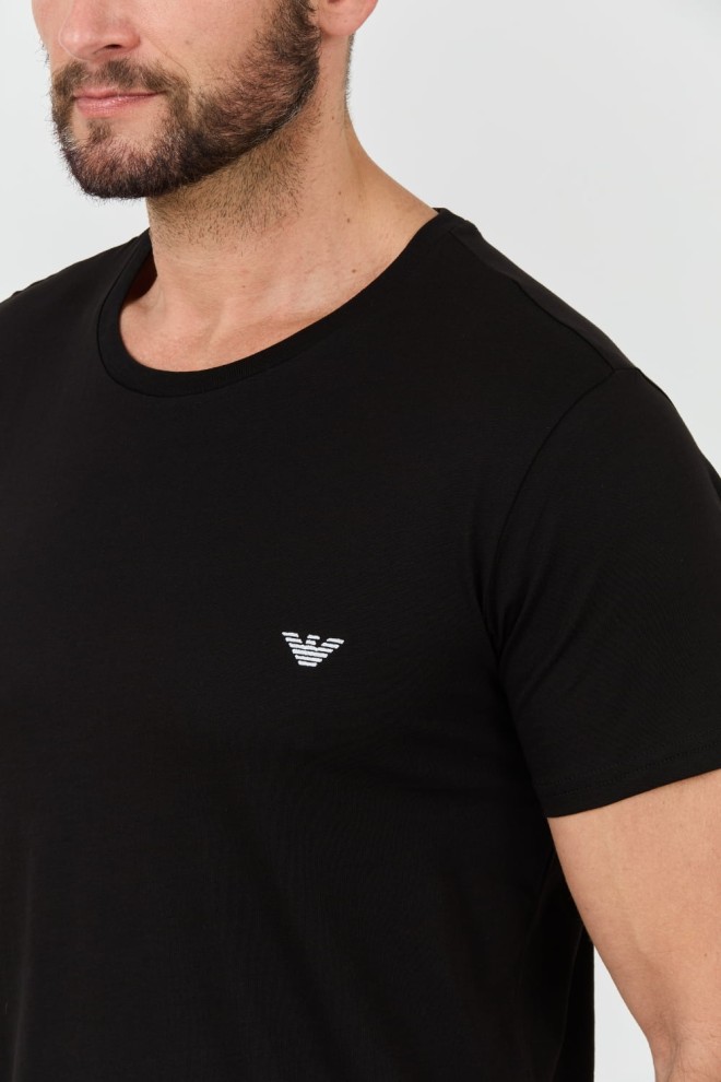 EMPORIO ARMANI Black t-shirt basique